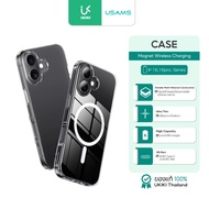 USAMS Clear Phone Case iP Will Not Change To Yellow For All iP16 iP16 Pro iP16 Plus