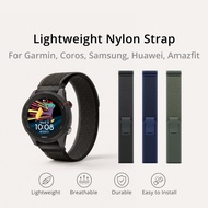 Lightweight Nylon Strap for Garmin & Samsung | 22mm 20mm 18mm Quick Release Strap | Garmin Strap