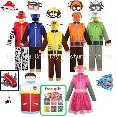 Patrol Ryder Cosplay Kids Boy Girl Birthday Captain Costume Cartoon Patrol Dog Ryder Party Role Chri
