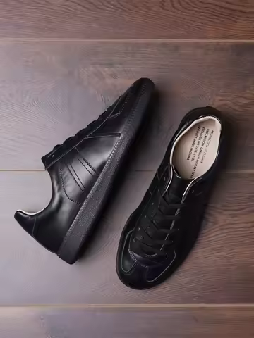 German Military Trainer Shoes Cowhide Sneakers GAT Classic Genuine Leather Rof Stlye Shoes for Men V