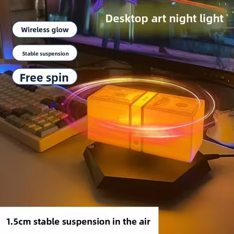 GTA V Game Maglev Floating Money Lamp Creative Desktop Night Light Unique Gaming Peripherals