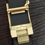 Toothless Automatic Buckle Belt Buckle Head Men's Pure Brass Smooth Buckle Belt Head Men's Belt Buck