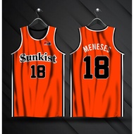 PBA RETRO JERSEY | SUNKIST VERGEL MENESES #18 BASKETBALL JERSEY Complete sublimation