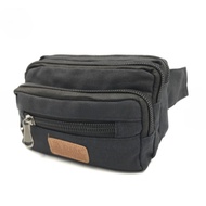 Debe Cotton Canvas Waist Bag M SizeTravel Casual Pouch Bag Pouch Bag Kain