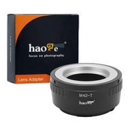 Haoge Manual Lens Mount Adapter for M42 42mm Screw-Mount Lens to Leica L Mount Camera Such as T, Typ
