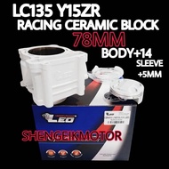BLOCK LEO LC135 Y15ZR RACING BLOCK 77MM 78MM 80MM BLOCK LEO