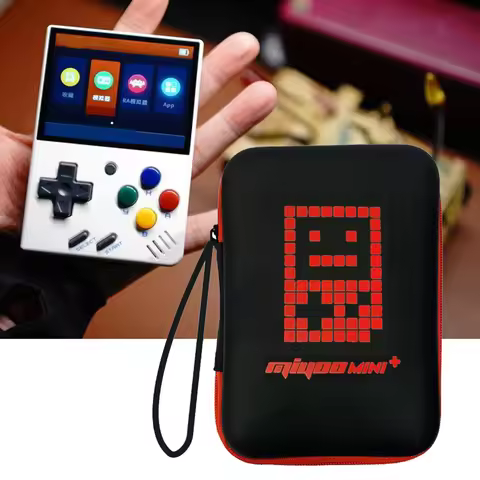 Miyoo Mini Plus Protective Case Suitable for Miyoo Retro Handheld Game Console Portable Storage Bag 