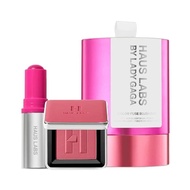 (Separate set) Haus Labs Color Fuse Glassy Blush Balm Stick + Powder Blush