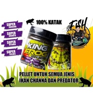 Pelet KINGFROG 50g 100% Katak by BangFish Altenatif Nutrisi Penganti Katak Hidup