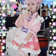 王者小乔Cosplay动漫手游皮肤二次元洛丽塔公主裙小乔女仆装8.1 King of Glory Xiao Qiao Cosplay Anime Mobile Game Skin 2D Lolita 