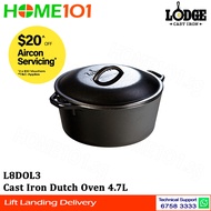 Lodge Cast Iron Dutch Oven 4.7L L8DOL3