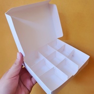 (12pcs) Mochi Box 9 Boxes Moaci Soes Cake Contains 9 Cake Boxes Moci Macaron Bread Holder Size 4x4x3