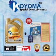 PROTON SAGA BLM, FLX, VVT, PERSONA,VVT, PREVE VVT, IRIZ,  AIR FILTER +OIL FILTER + KOYOMA 15W40 MINE