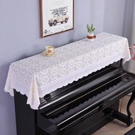 Piano Cover Cloth Anti-dust Cloth Simple Lace Piano Cover Half Cover Modern Piano Cover Cloth Anti-d