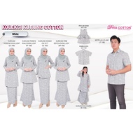 [2024] NEW White 1165 - Sedondon Raya Family Baju Kurung Moden | Riau | Mini | Kedah | Kemeja Dhia Cotton 270324