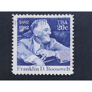United States USA 1982 Franklin D. Roosevelt 20c -1pc Used Stamp / Setem