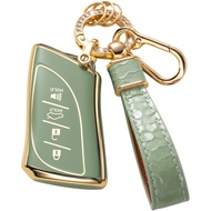 for Lexus Key Fob Cover with Keychain Lanyard, Key Case Protection Fit for Lexus ES350 ES300h UX200 