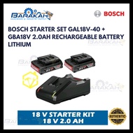 BOSCH Starter Set GAL18V-40 + GBA18V 2.0AH Rechargeable Battery Lithium