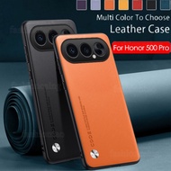 For Honor500Pro PU Leather Texture Phone Case For Honor 500 Pro 500Pro Honor500 Pro Honor500Pro 2025