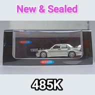 Diecast Mini Scale Mercedes Seeker64 benz 190E Evolution 2 Silver