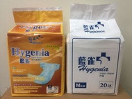 &lt;套裝&gt; &lt;全新&gt; 藍雀 Hygenia 王牌 Classic 成人紙尿片 Audlt Diaper (10片) &amp; 片芯 Insert Diaper (20片) 中碼 M size Medium