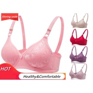 Wireless Bra Large Size 34-42 A/B Cup Push Up Full Cup Seamless Soft Lace Women Bras Comfortable Und