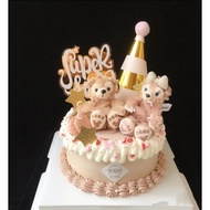 *ready stock* A4 duffy bear cake deco