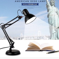 Rumah Fitting Hitam | Lampu Baca Arsitek | Meja Belajar Kerja Duduk Jepit - lampu belajar model arsi