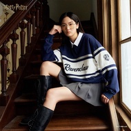 CACO-Ravenclaw Splicing Collared University T-Unisex [K1WB011]