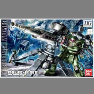 盒舊/紅標⚠️HG MS-06 Zaku II + Big Gun 渣古 2型 大型狙擊槍 第二版 Anime Ver. 動畫配色版1/144 Bandai High Grade Gundam Thu