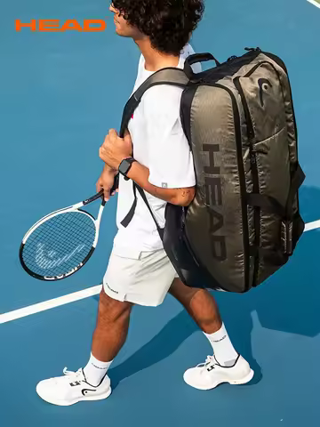 HEAD Djokovic Series Djokovic Duffle Bag Backpack Jr. Signature Double Shoulder Tennis Racket Pack M