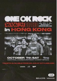 One Ok Rock 7-Oct ticket