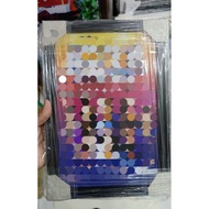 8inch x 12inch Black Frame + Laminate + photo (Free transfer photo to bookcase background)