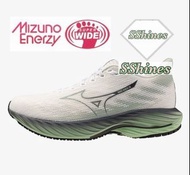 💥NEW⭐️🇯🇵MIZUNO WAVE RIDER 28 WIDE💥白·綠色💥女裝EUR36.5-40💥男裝EUR41-45✅寬楦鞋頭⭐️適合腳寬的跑手✅WAVE RIDER 28 全面提升⭐️提高柔