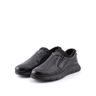 camel active Leather Basic Slip On Shoes Men Black ORTIZ 852401-AM1SV-1 BLACK