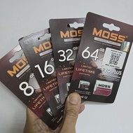 100% Original Genuine Moss Memory SD Card 8GB 16GB 32GB 64GB Evo Plus Advance Performance high speed