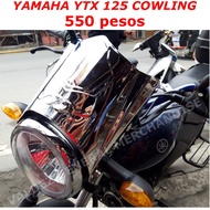 Motorcycle Accessories Carpets ♞Yamaha YTX 125, YAMAHA STX 125, Cowling Maskara Stainless✱