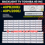 BACKLIGHT TV TOSHIBA 40 INCH 40PU200EJ 40PB200EJ 40PB 40PU