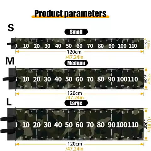 1pc 109.22cm Waterproof PVC Fishing Ruler - Durable Measuring Tape for Boats, Kayaks & Marine Use