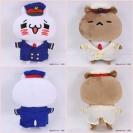 全新現貨一對 Igarashi Yuri  貓熊(車長)大公仔 - 東京駅限定 - 貓與熊 貓熊 Nyanko Kuma - 愛しすぎて大好きすぎる line sticker love mode li