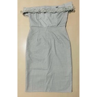 Blue Strapless Dress Vsm Label