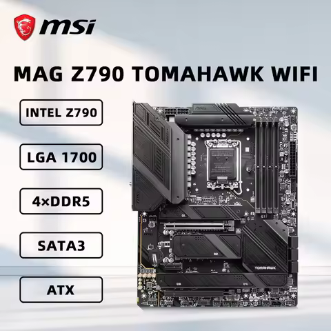 MSI MAG Z790 TOMAHAWK WIFI Motherboard i9-12900K i7-12700KF i5-12400F i3-12100 CPU INTEL Z790 DDR5 7