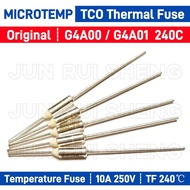 CHIP 2PCS Original G4A00240C Thermal Cutoff Fuse G4A00 G4A01 TF240C 10A 250V G4A00124 G4A TF 240 Deg