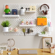Pegboard Wall Board Set Wall Shelf Decoration Kitchen Workshop Organizer Decor Hanging Peg BoradHOOK