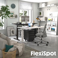 體驗 Flexispot E7 Pro 三節式雙馬達電動升降桌 堅固桌腿設計 電機靜音高效 藏線收納方便 提升工作效率