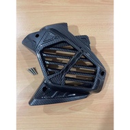 NVX155 V2 RADIATOR COVER CARBON NVX2021 NVX V2 COOLANT COVER CF
