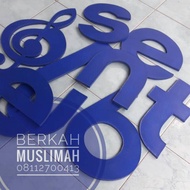 Indoor/ mdf wood nameplate per letter T30 cm/ Price per letter