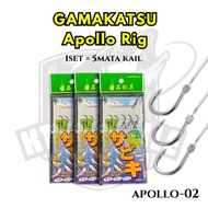 JAPAN GAMAKATSU Apollo Hook Fish Hook Fishing Hook Set Sabiki Apollo【KTE】