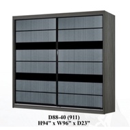 Almari Baju Almari Pakaian Wardrobe 8x8 kaki