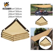 KOZEEY Shade Cloth Netting Mesh Greenhouse Awning Shade Sail Net Shade Netting Block for Yard Beach 
